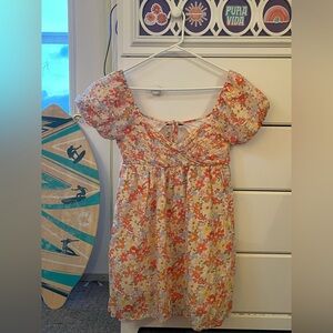 American Eagle Outfitters Floral Babydoll Dress